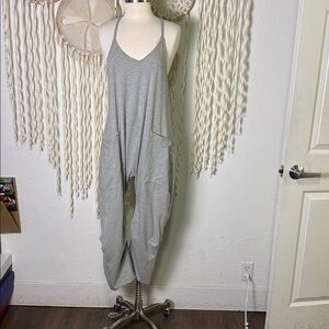 Free People Movement Gray Hot Shot Onesie Size XS